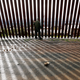 A piece of the border wall separating Tijuana, Mexico, and San Diego, California.